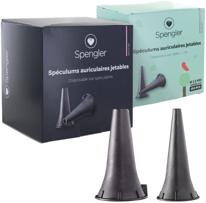 Spéculum Oriculaire Spengler Noir Adulte B/250
